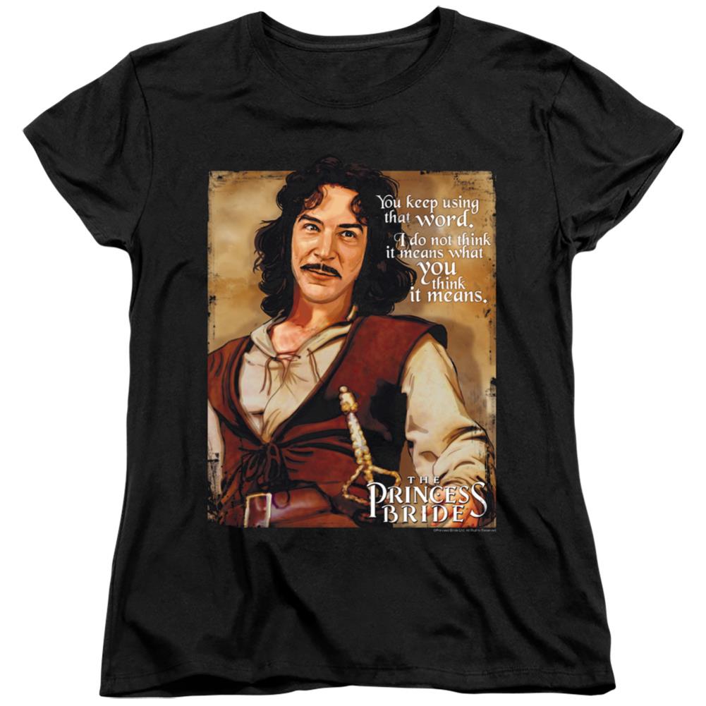 The Princess Bride Word Women's 18/1 Cotton Short-Sleeve T-Shirt