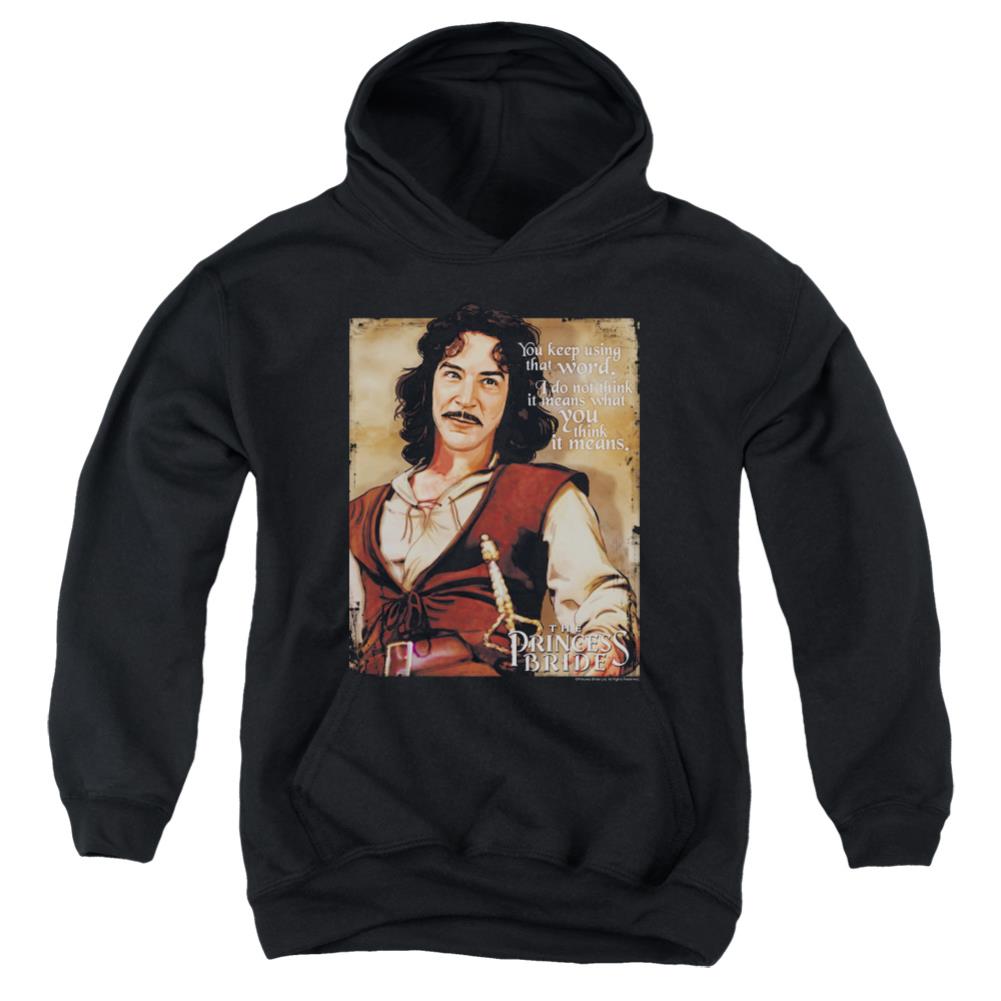 The Princess Bride Word Youth Cotton Poly Pull-Over Hoodie