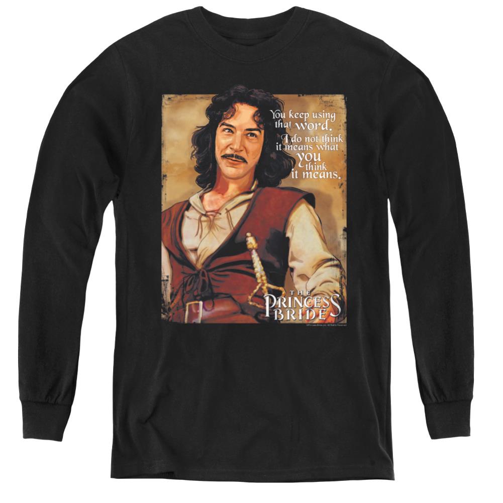 The Princess Bride Word Youth Long-Sleeve T-Shirt