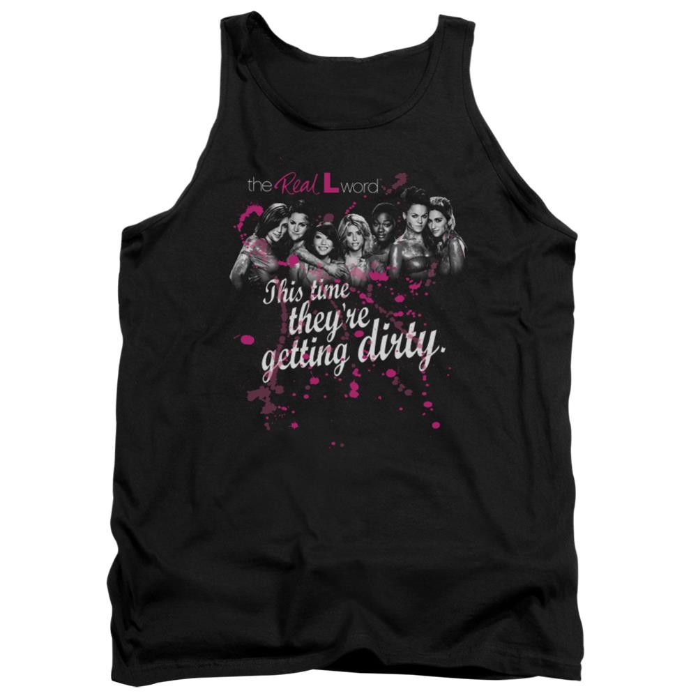 The Real L Word Dirty Men's 18/1 Cotton Tank Top