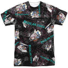 The Regular Show Golf Cart Ride Men's Regular Fit Polyester Short-Sleeve T-Shirt