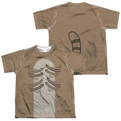 The Regular Show Hamboning (Front/Back Print) Youth Regular Fit Poly Short-Sleeve T-Shirt