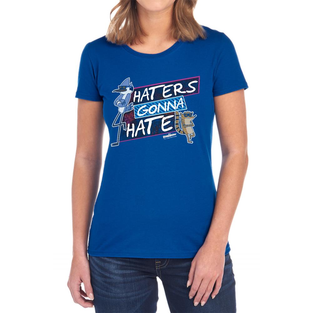 The Regular Show Haters Gonna Hate Women's 18/1 Cotton Short-Sleeve T-Shirt