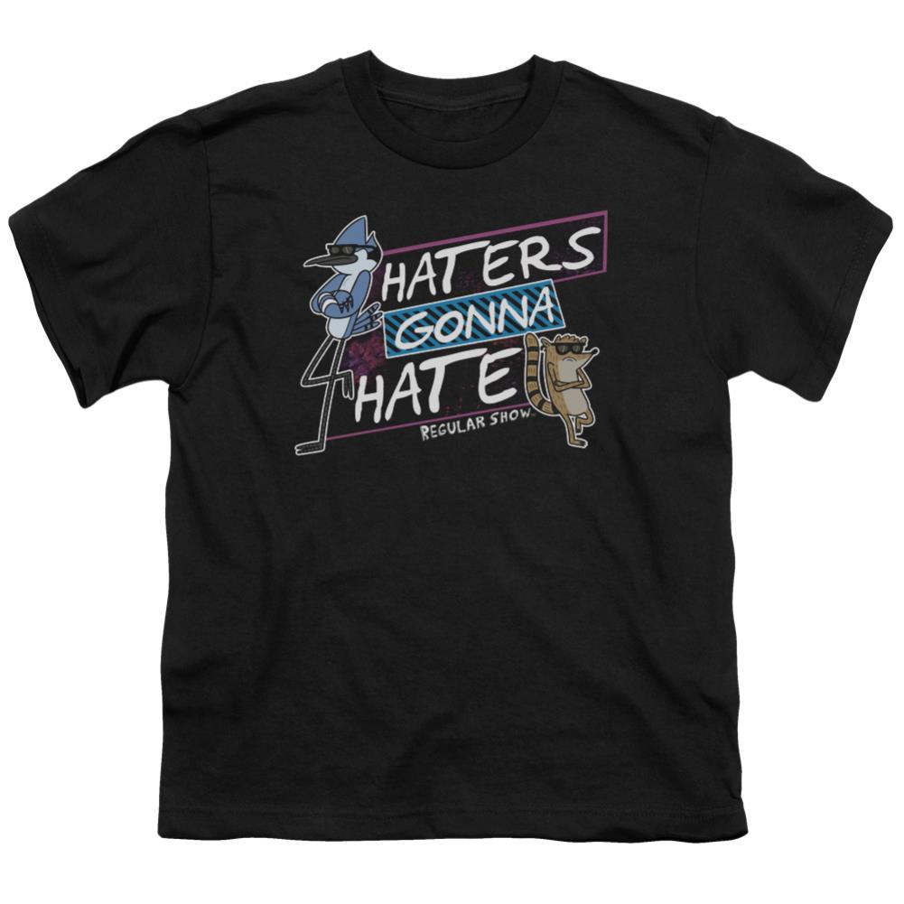 The Regular Show Haters Gonna Hate Youth 18/1 100% Cotton Short-Sleeve T-Shirt