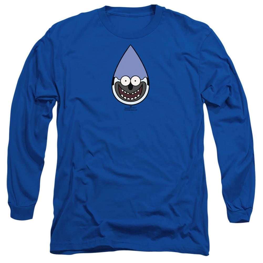 The Regular Show Mordecai Men's 18/1 Cotton Long-Sleeve T-Shirt