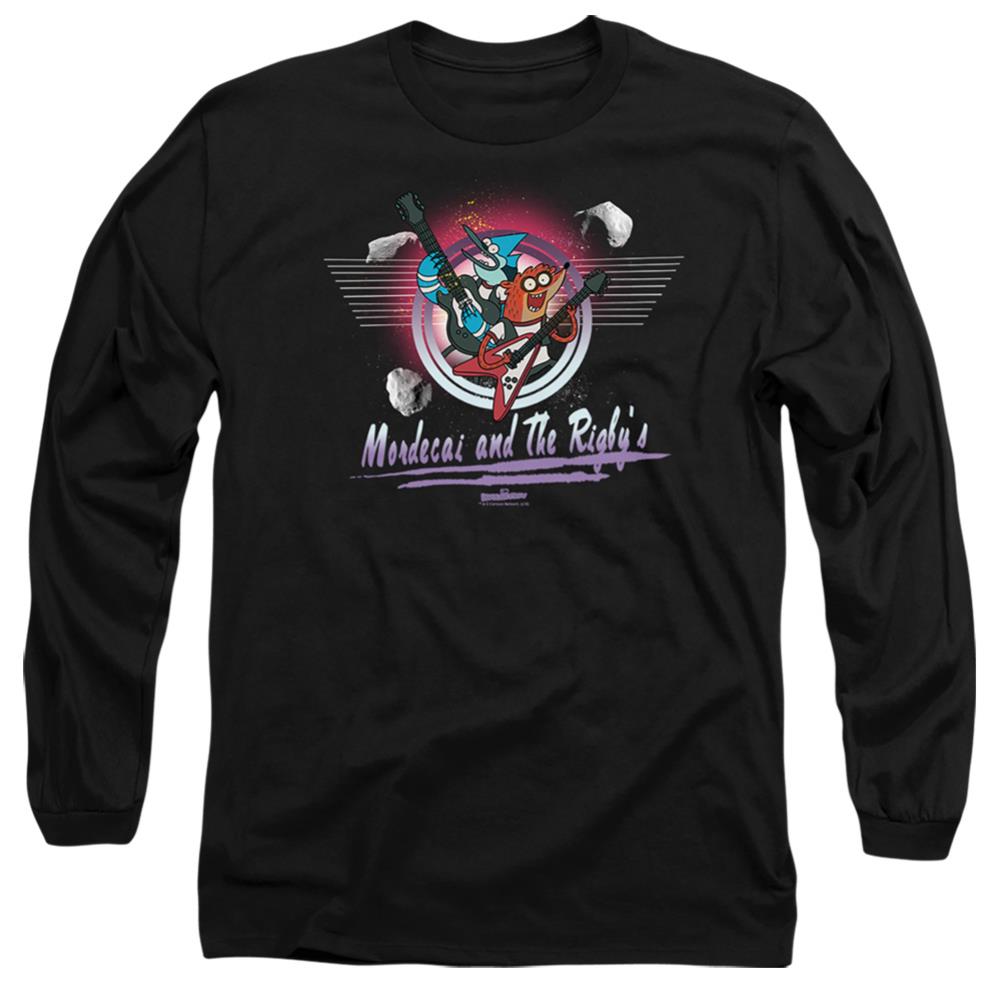 The Regular Show Mordecai & The Rigbys Men's 18/1 Cotton Long-Sleeve T-Shirt