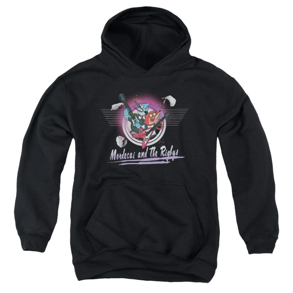 The Regular Show Mordecai & The Rigbys Youth Cotton Poly Pull-Over Hoodie