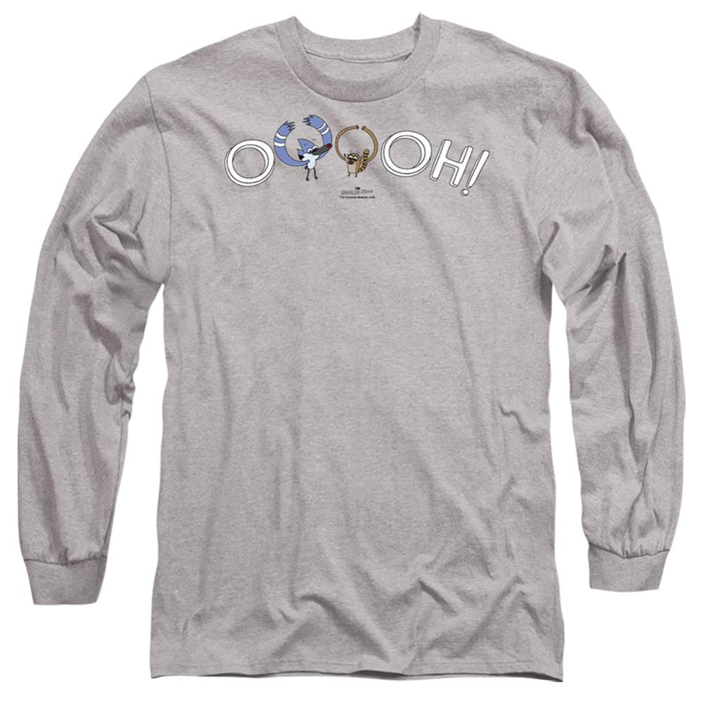 The Regular Show Ooooh Men's 18/1 Cotton Long-Sleeve T-Shirt