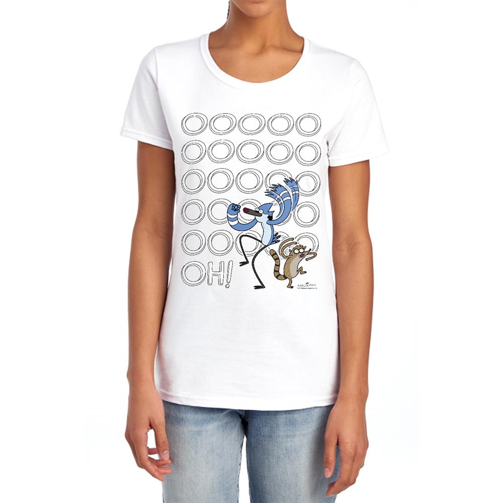 The Regular Show Oooooh Women's 18/1 Cotton Short-Sleeve T-Shirt