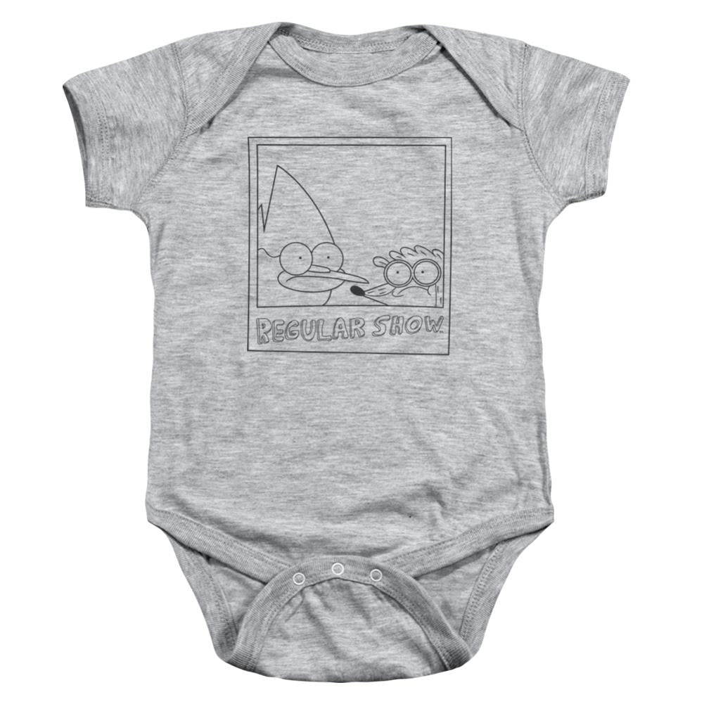 The Regular Show Poloroid Infant's Cotton SS Snapsuit