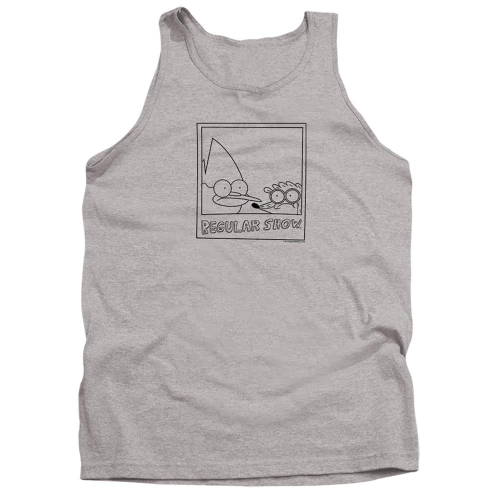 The Regular Show Poloroid Men's 18/1 Cotton Tank Top