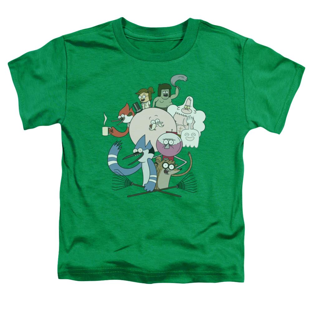 The Regular Show Regular Cast Toddler 18/1 Cotton Short-Sleeve T-Shirt