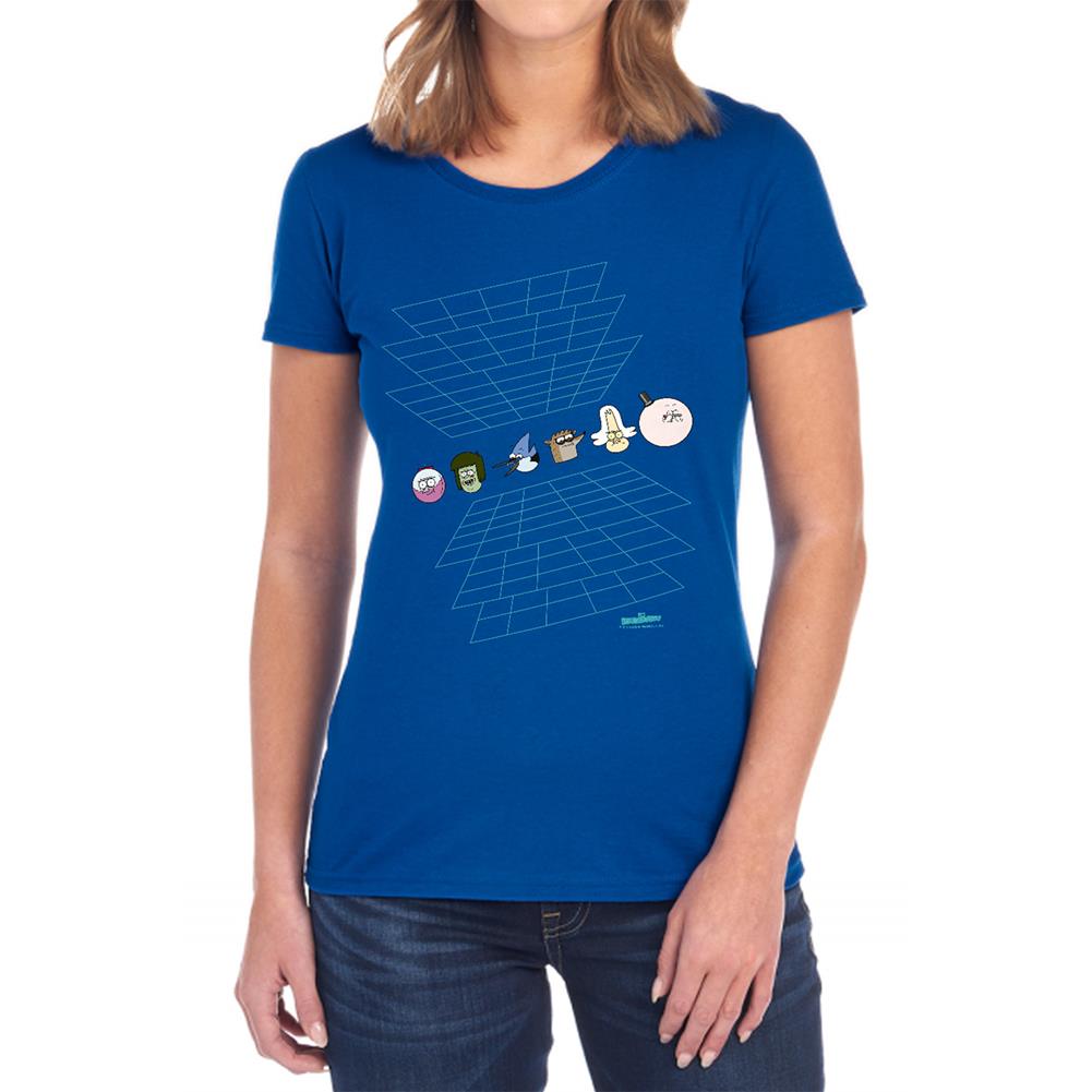 The Regular Show Regular Grid Women's 18/1 Cotton Short-Sleeve T-Shirt
