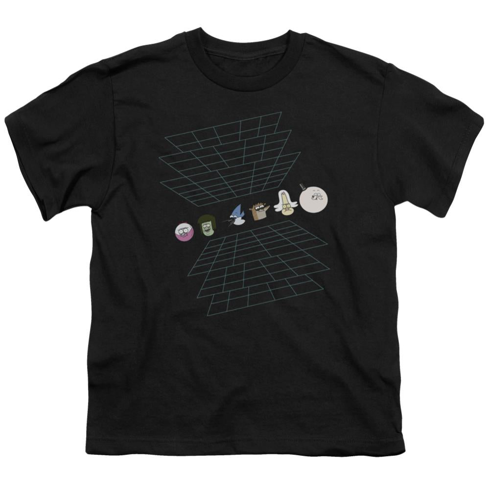 The Regular Show Regular Grid Youth 18/1 100% Cotton Short-Sleeve T-Shirt