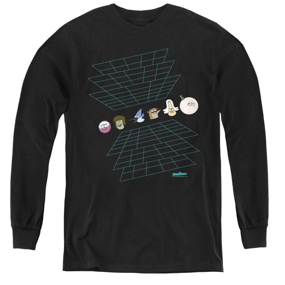 The Regular Show Regular Grid Youth Long-Sleeve T-Shirt