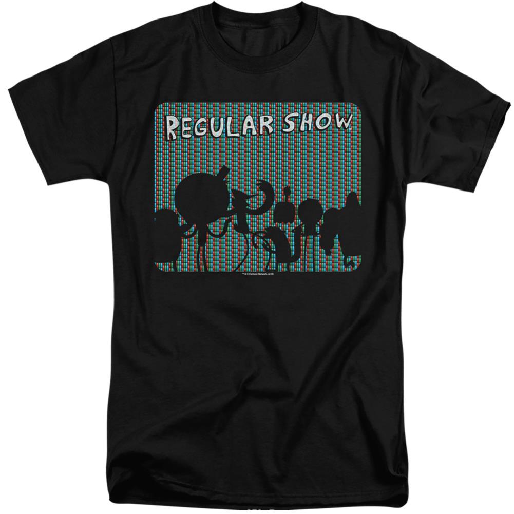 The Regular Show RGB Group Men's 18/1 Tall Cotton Short-Sleeve T-Shirt