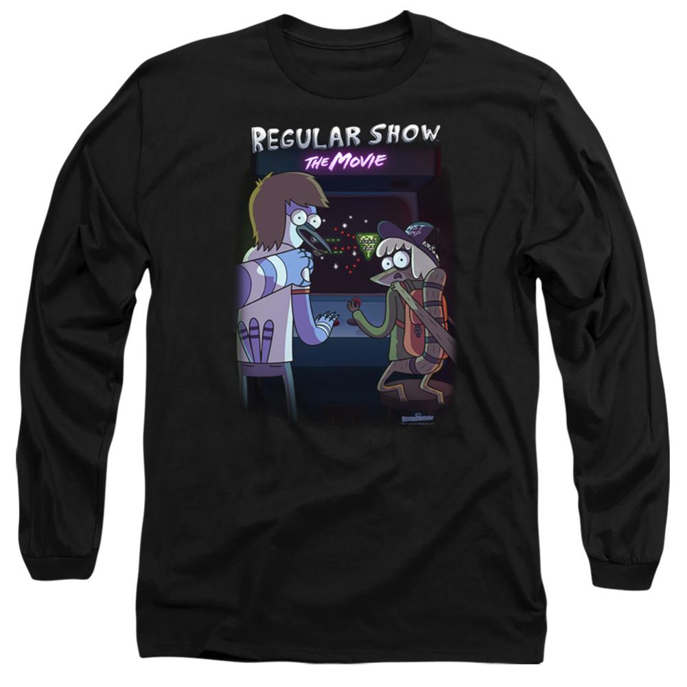 The Regular Show Rs The Movie Men's 18/1 Cotton Long-Sleeve T-Shirt