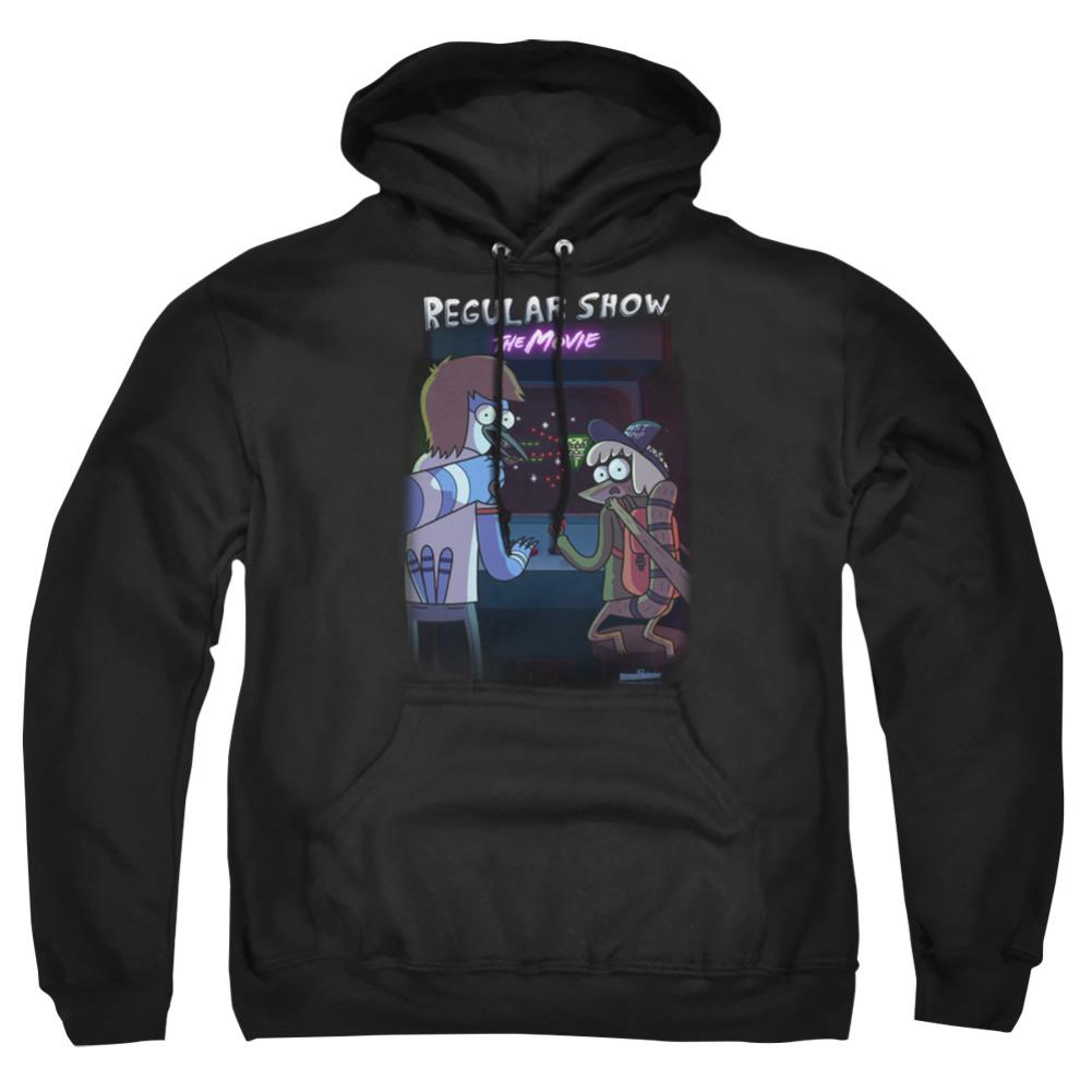 The Regular Show Rs The Movie Men's Pull-Over 75 25 Poly Hoodie