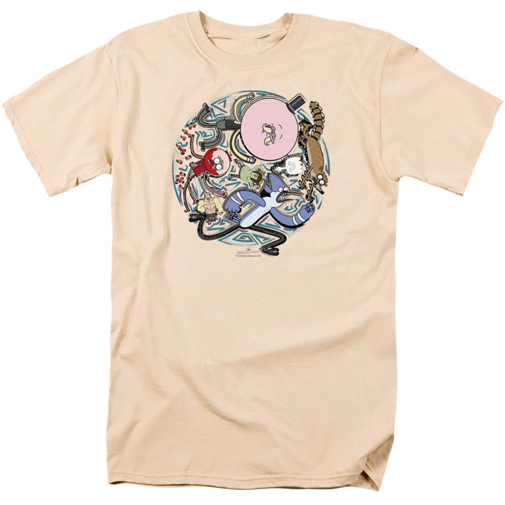 The Regular Show Strange Circle Men's 18/1 Cotton Short-Sleeve T-Shirt