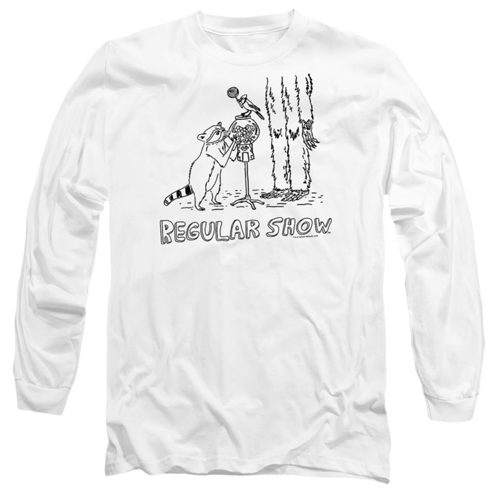 The Regular Show Tattoo Art Men's 18/1 Cotton Long-Sleeve T-Shirt