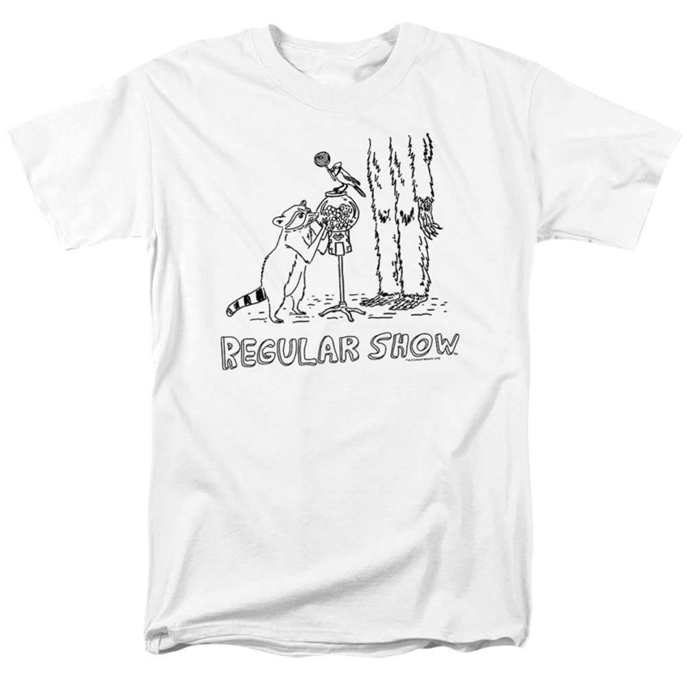 The Regular Show Tattoo Art Men's 18/1 Cotton Short-Sleeve T-Shirt