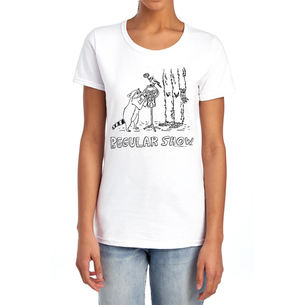 The Regular Show Tattoo Art Women's 18/1 Cotton Short-Sleeve T-Shirt