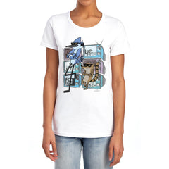 The Regular Show Tv Too Cool Women's 18/1 Cotton Short-Sleeve T-Shirt