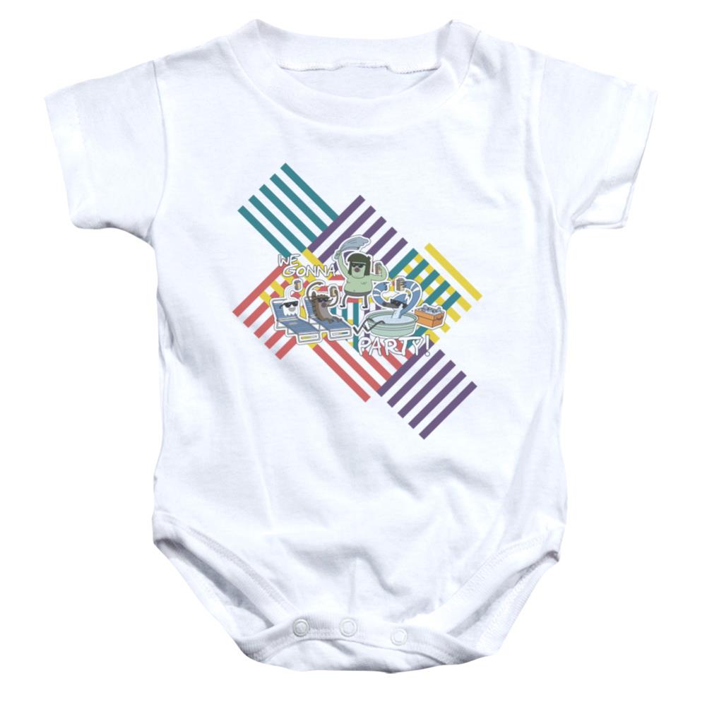 The Regular Show We Gonna Party Infant's Cotton SS Snapsuit