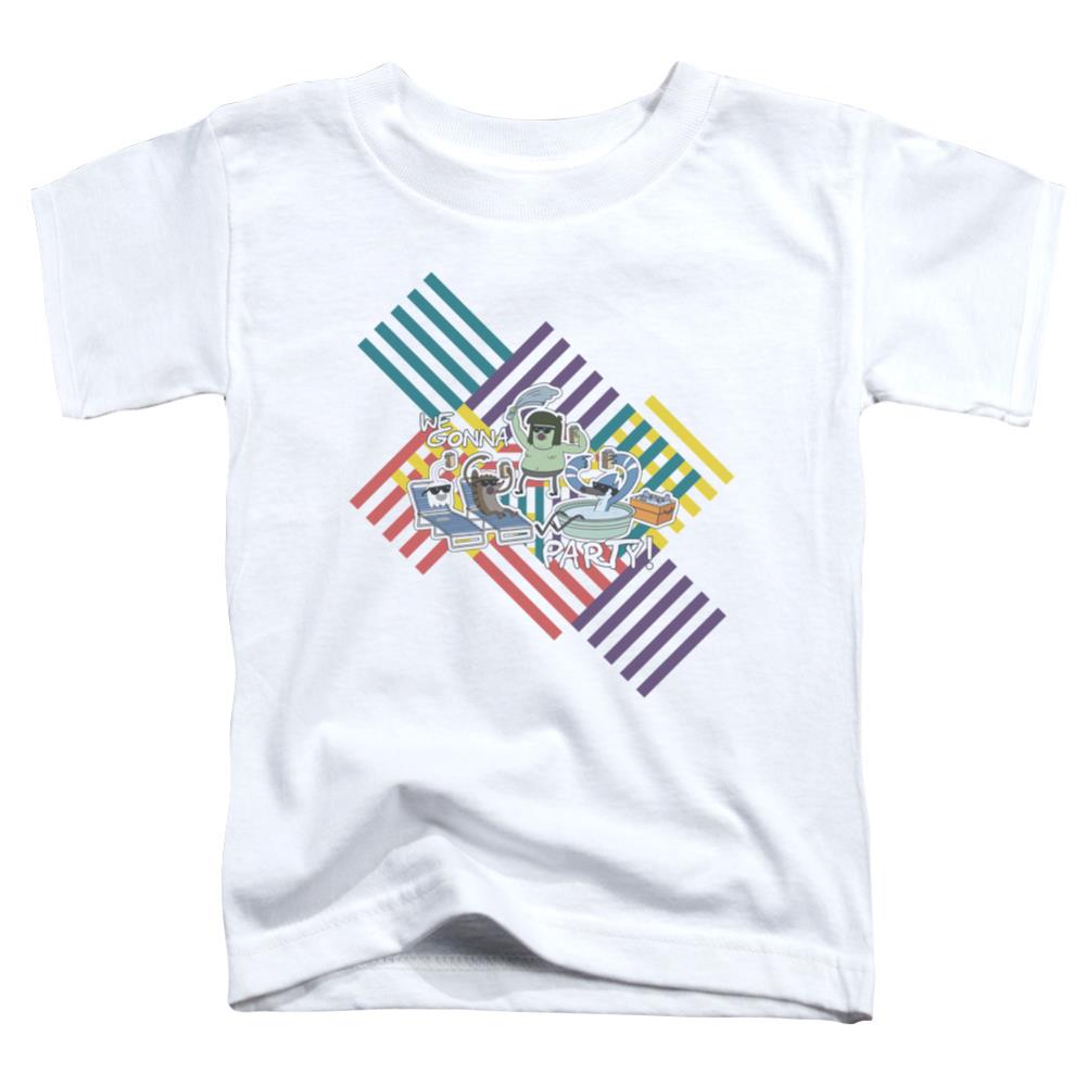 The Regular Show We Gonna Party Toddler 18/1 Cotton Short-Sleeve T-Shirt