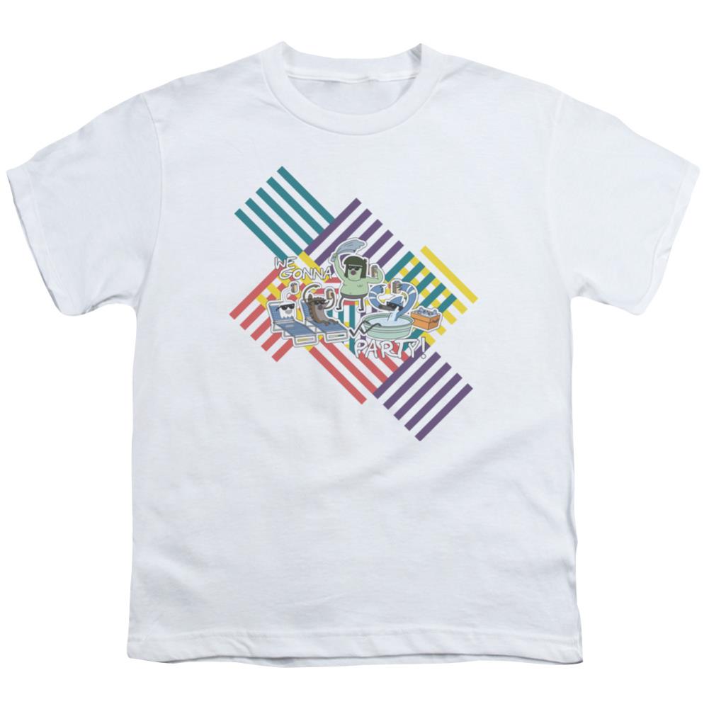 The Regular Show We Gonna Party Youth 18/1 100% Cotton Short-Sleeve T-Shirt