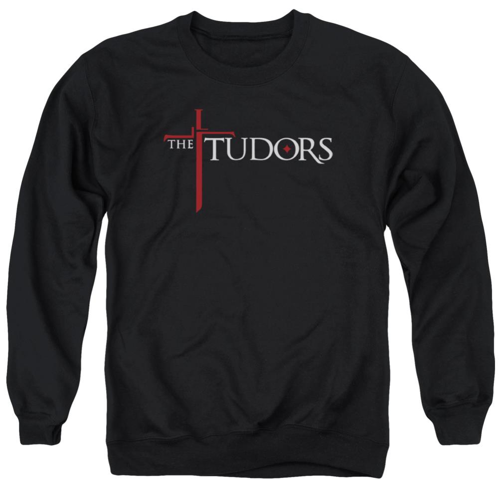 The Tudors Logo Men's Crewneck 50 50 Poly Long-Sleeve T-Shirt