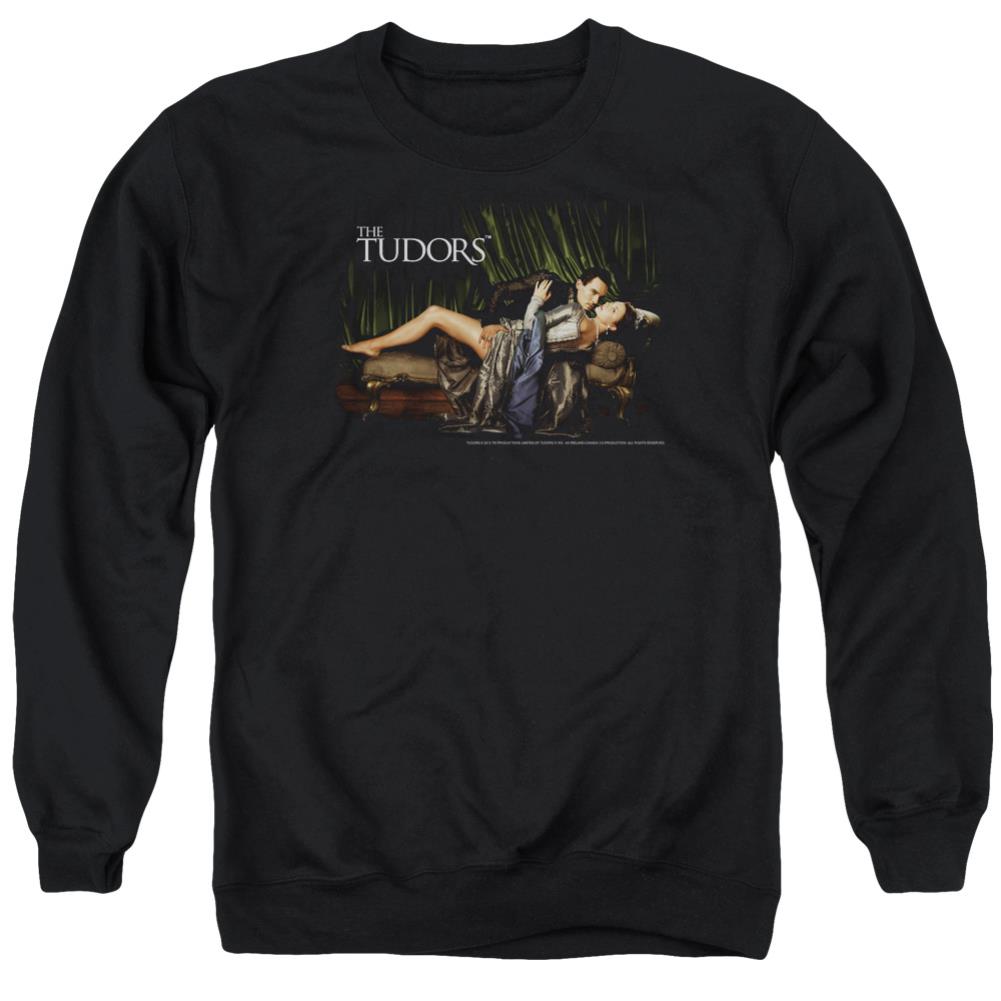 The Tudors The King And His Queen Men's Crewneck 50 50 Poly Long-Sleeve T-Shirt