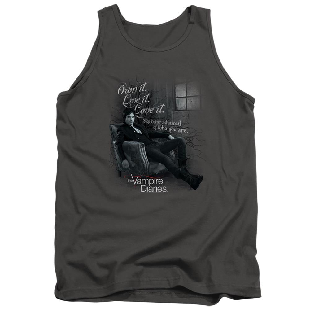 The Vampire Diaries Be Yourself Men's 18/1 Cotton Tank Top