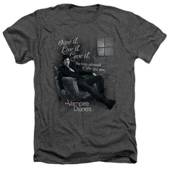 The Vampire Diaries Be Yourself Men's 30/1 Heather 60 40 Poly Short-Sleeve T-Shirt