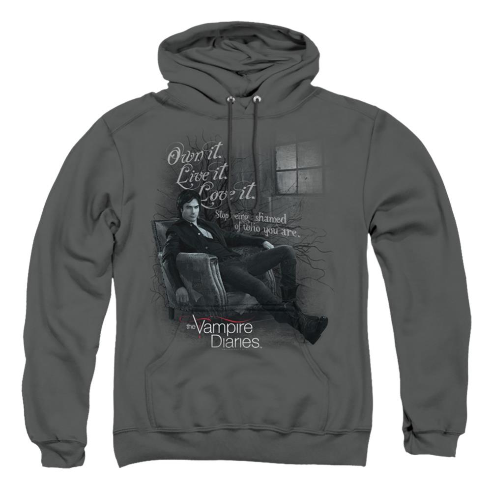 The Vampire Diaries Be Yourself Men's Pull-Over 75 25 Poly Hoodie