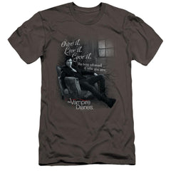 The Vampire Diaries Be Yourself Men's Ultra-Soft 30/1 Cotton Slim Short-Sleeve T-Shirt