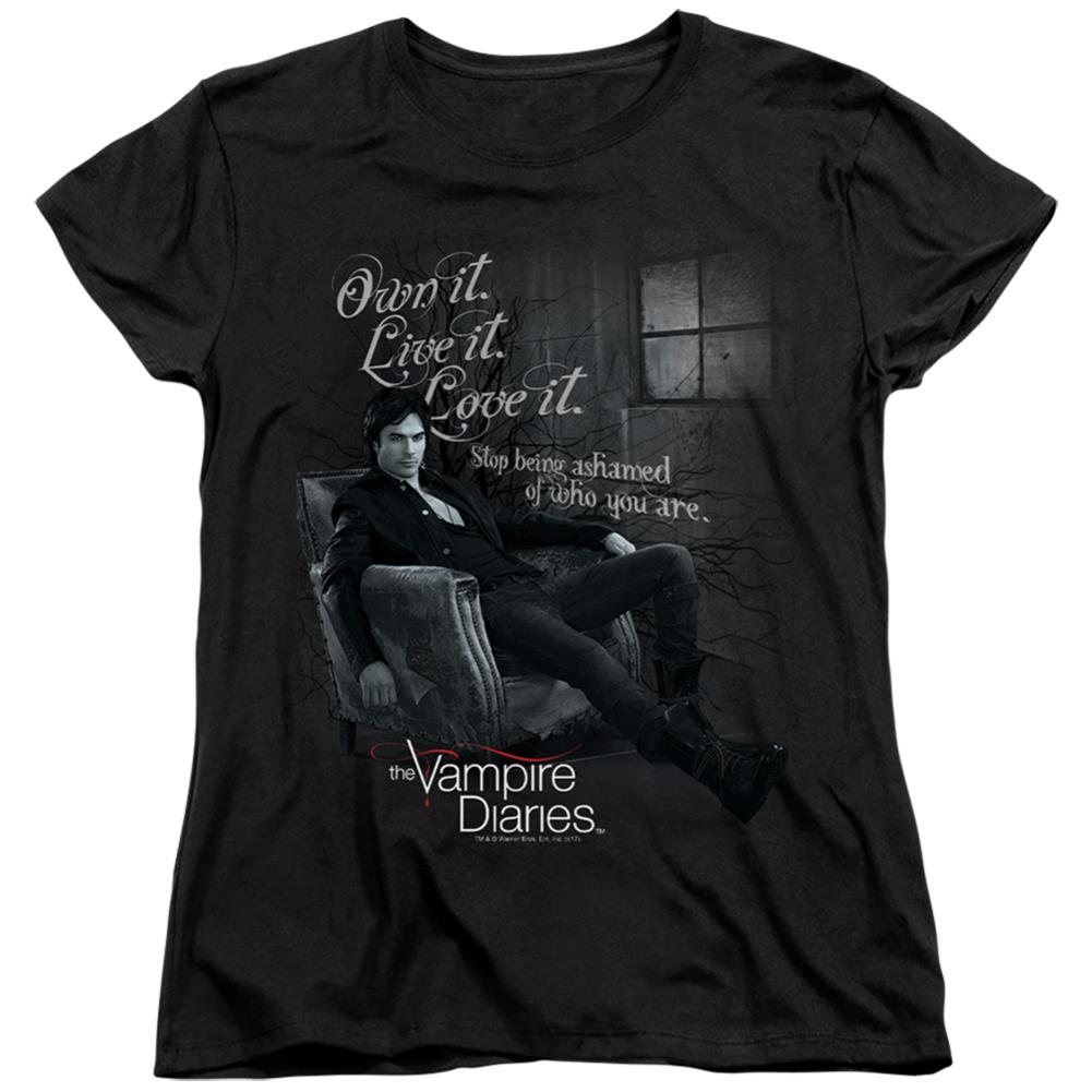 The Vampire Diaries Be Yourself Women's 18/1 Cotton Short-Sleeve T-Shirt
