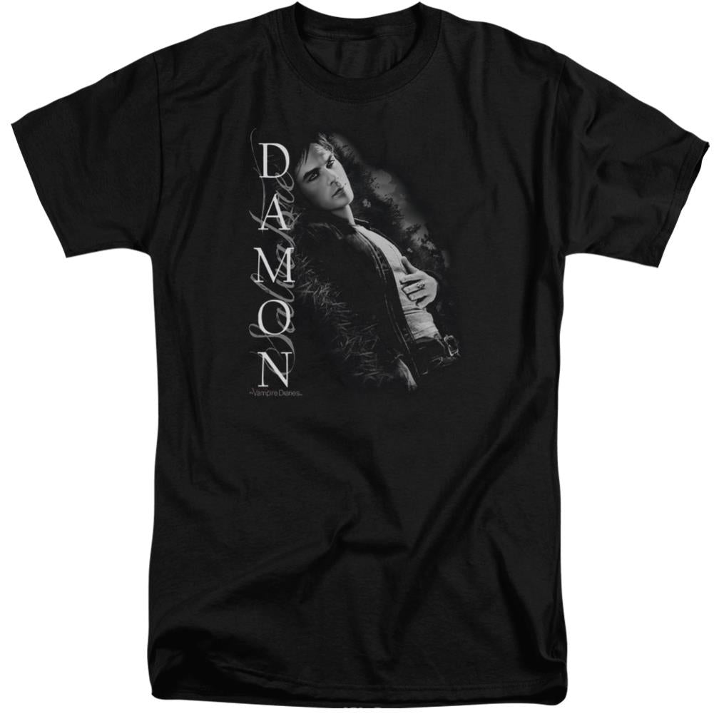 The Vampire Diaries Besides Me Men's 18/1 Tall Cotton Short-Sleeve T-Shirt