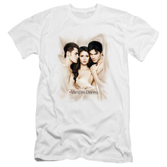The Vampire Diaries Bounded Men's Ultra-Soft 30/1 Cotton Slim Short-Sleeve T-Shirt