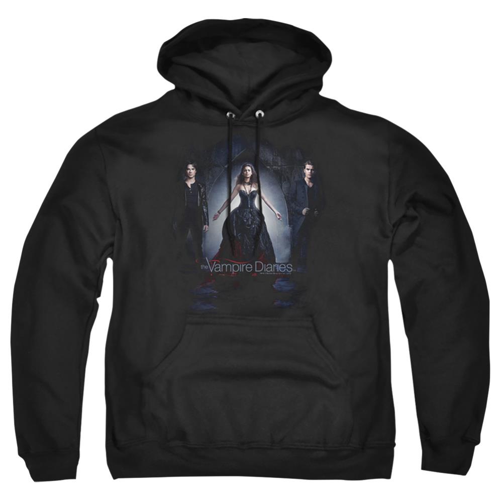 The Vampire Diaries Bring It On Men's Pull-Over 75 25 Poly Hoodie
