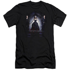 The Vampire Diaries Bring It On Men's Ultra-Soft 30/1 Cotton Slim Short-Sleeve T-Shirt