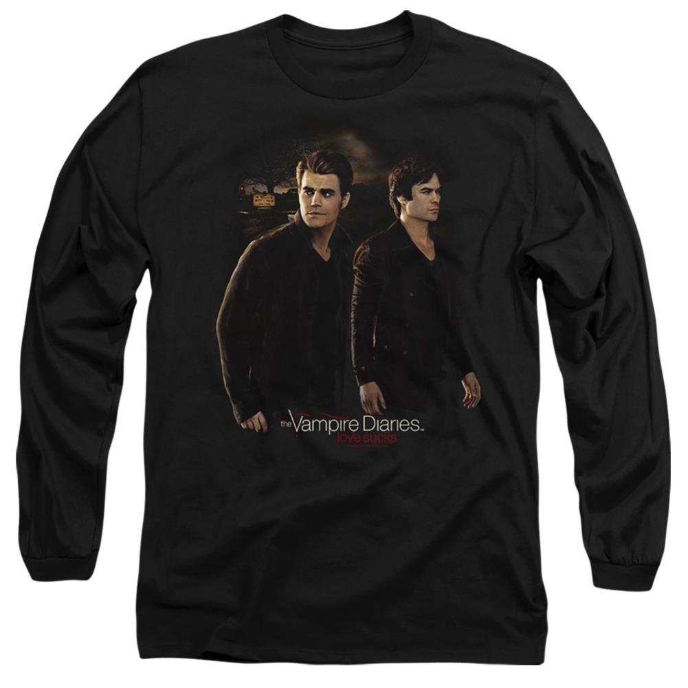 The Vampire Diaries Brothers Men's 18/1 Cotton Long-Sleeve T-Shirt