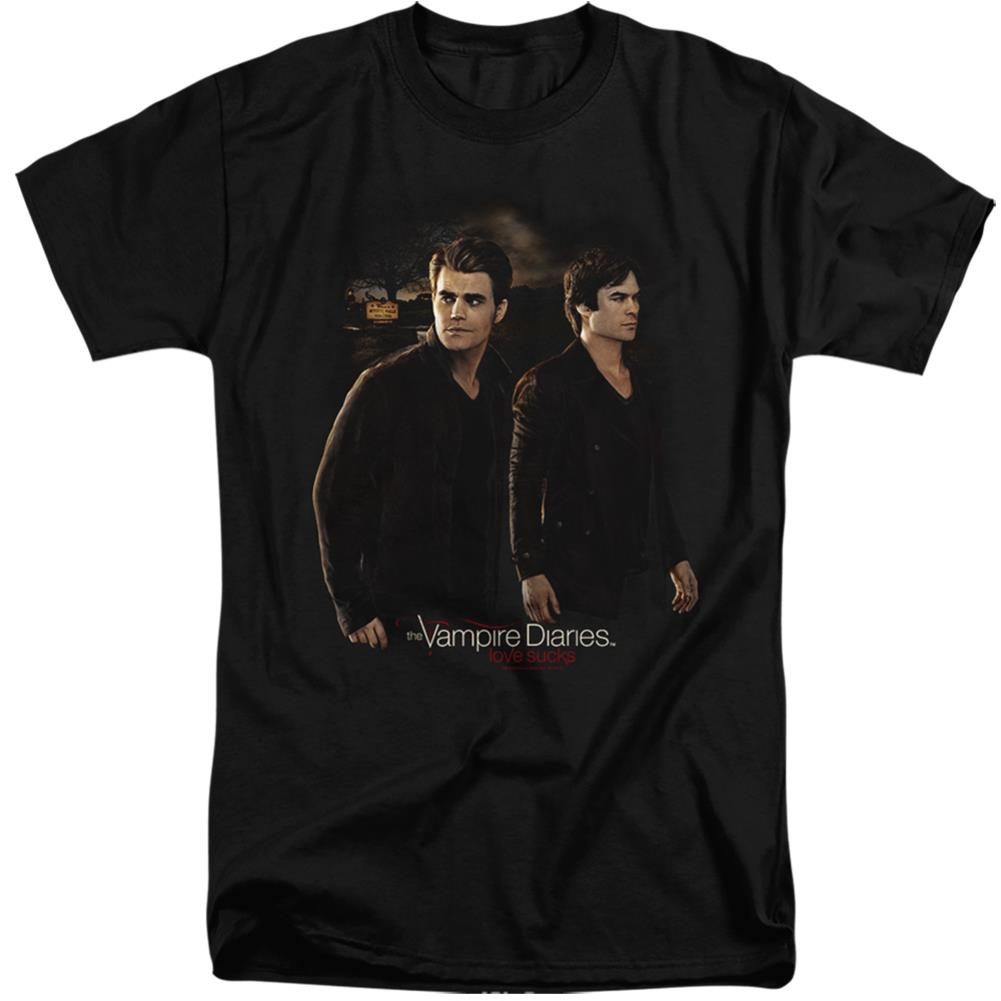 The Vampire Diaries Brothers Men's 18/1 Tall Cotton Short-Sleeve T-Shirt