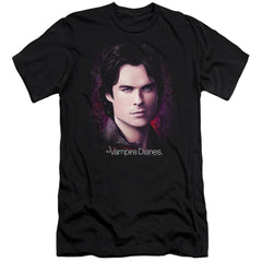 The Vampire Diaries Compelling Men's Ultra-Soft 30/1 Cotton Slim Short-Sleeve T-Shirt