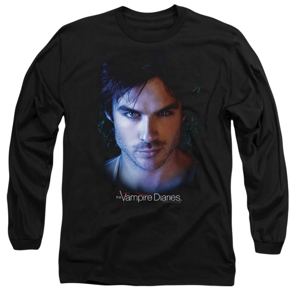 The Vampire Diaries Damon Men's 18/1 Cotton Long-Sleeve T-Shirt