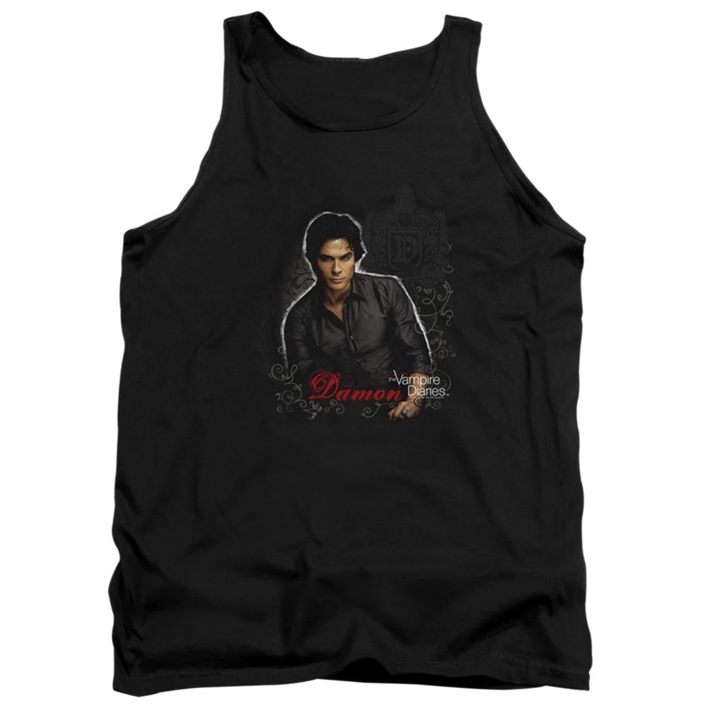 The Vampire Diaries Damon Men's 18/1 Cotton Tank Top