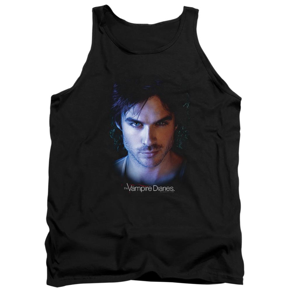 The Vampire Diaries Damon Men's 18/1 Cotton Tank Top