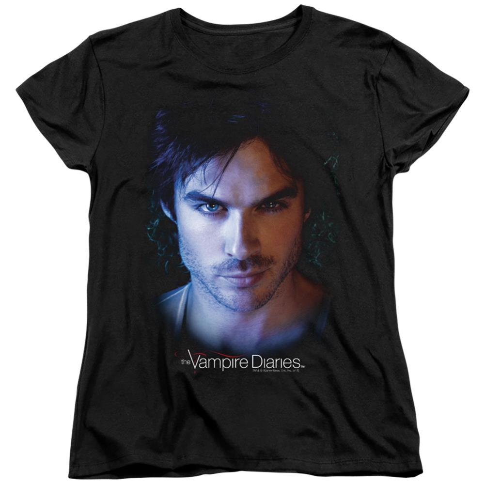 The Vampire Diaries Damon Women's 18/1 Cotton Short-Sleeve T-Shirt