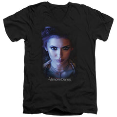 The Vampire Diaries Elena Men's 30/1 Cotton Slim V-Neck T-Shirt
