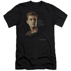 The Vampire Diaries Forever Men's Ultra-Soft 30/1 Cotton Slim Short-Sleeve T-Shirt